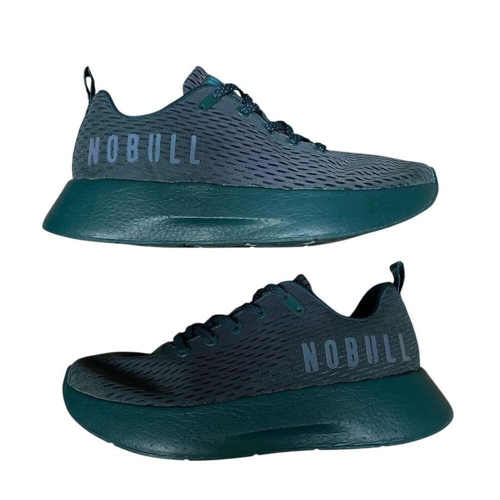 NOBULL Iridescent Journey Athletic Shoes men’s 9.5 women’s 11 Teal Sneakers